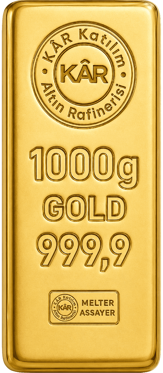 1000 gram altın külçesi