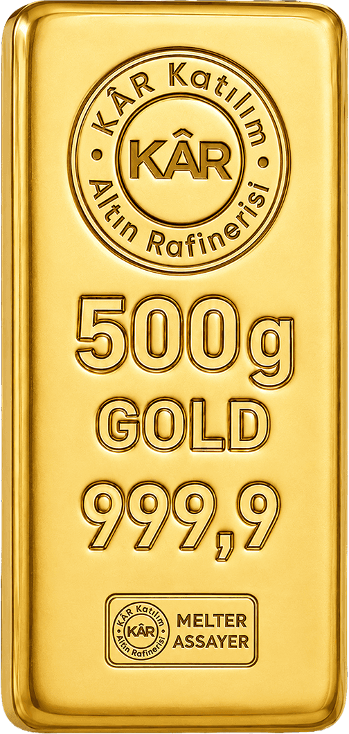 500 gram altın külçesi