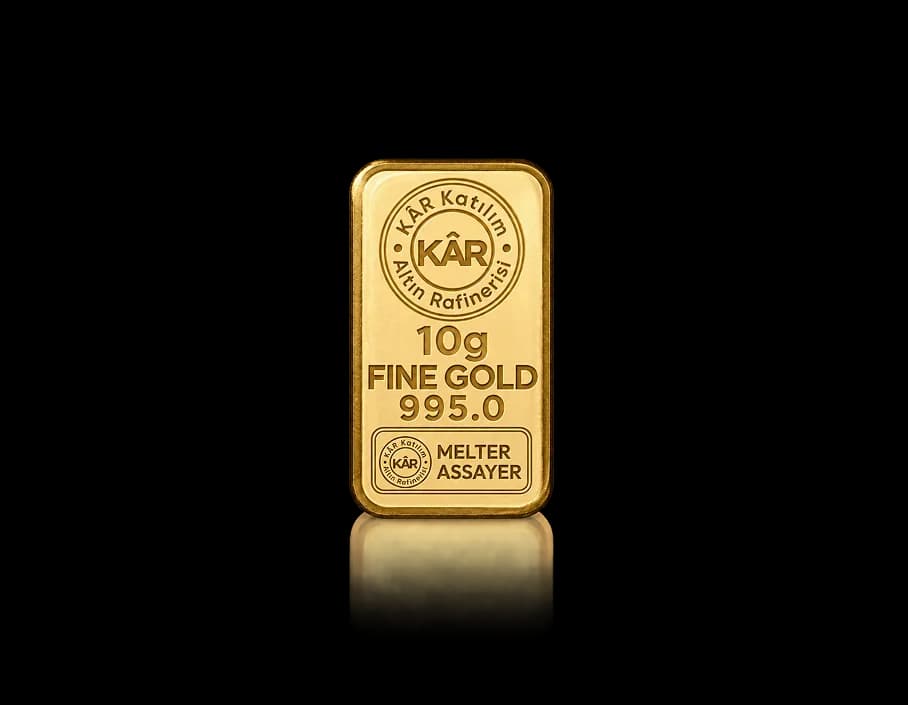 10g Gram Külçe Altın 995.0