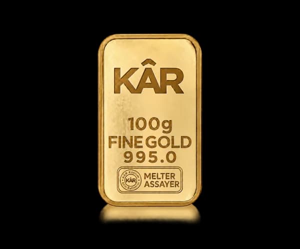 100g Gram Külçe Altın 995.0